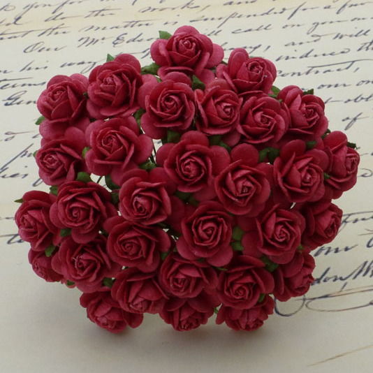 Розы 10 мм красный светлый 10 шт/уп.  SAA-005.1 в магазине Арт-Леди