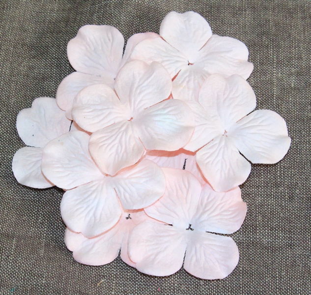 Цветы гортензии 50 мм нежно-персиковые (10 шт) SAA-320.1 в магазине Арт-Леди