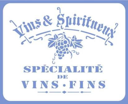 Трафарет на клеевой основе Vins - Fins, 18*14см, Э-185 в магазине Арт-Леди
