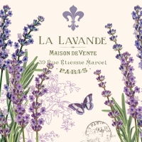 Салфетка для декупажа La Lavande, 25*25 см, 125-1594 в магазине Арт-Леди