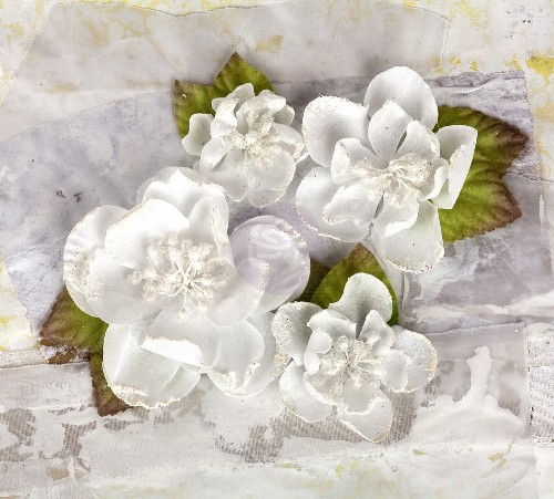 Цветы Tatiana "Белые", 4 шт, 566333 в магазине Арт-Леди