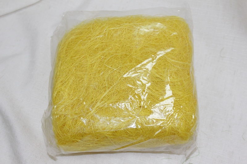 Сизалевое волокно желтое (40 г), S-07 в магазине Арт-Леди