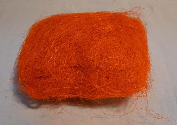 Сизалевое волокно оранжевое (50 г), S-03 в магазине Арт-Леди