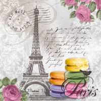 Салфетка для декупажа 33*33 см, "Macarons de Paris" 133-1188 в магазине Арт-Леди