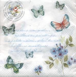 Салфетка для декупажа "Spring Butterfly" 33*33 см, 414-SPBU в магазине Арт-Леди