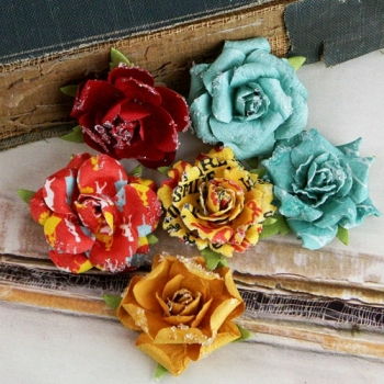 Цветы бумажные "Timido", 6 шт, 562366 в магазине Арт-Леди