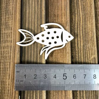 Чипборд "Рыбка морская", 6*4 см, AL-00276 в магазине Арт-Леди