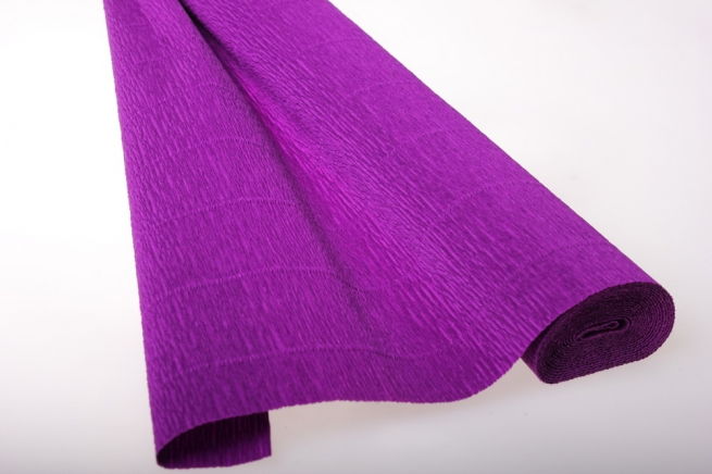 Креп-бумага в рулоне, фиолет, шир. 50 см, Италия, 993 в магазине Арт-Леди