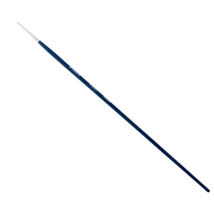 Кисть Байкал нейлон круглая № 0 d-0.9мм L-8мм (удлиненная ручка), 1195684 в магазине Арт-Леди