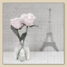 Салфетка для декупажа 33х33 см "Roses Paris",  SG-80072 в магазине Арт-Леди
