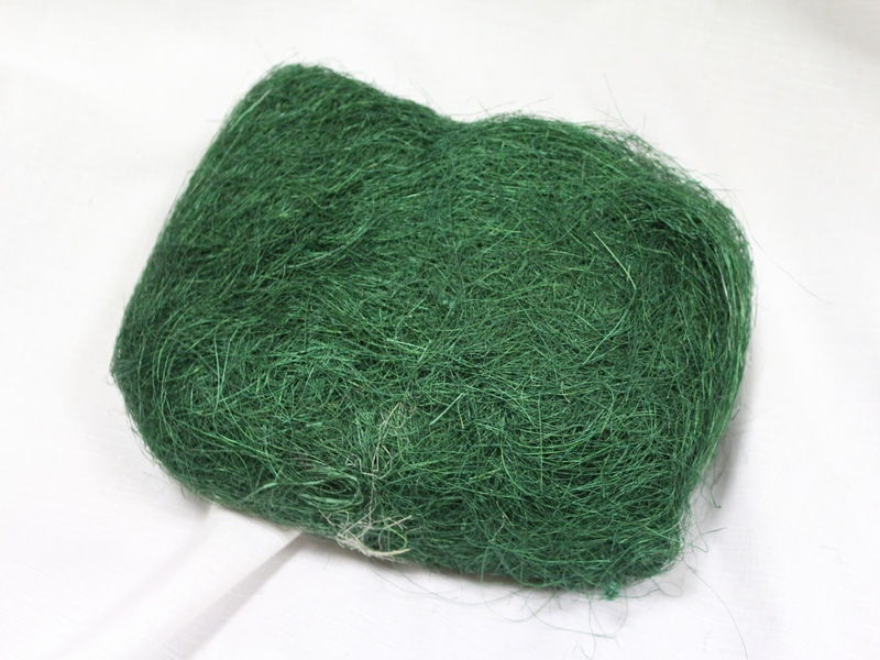 Сизалевое волокно т-зеленое (50 г),S-10 в магазине Арт-Леди