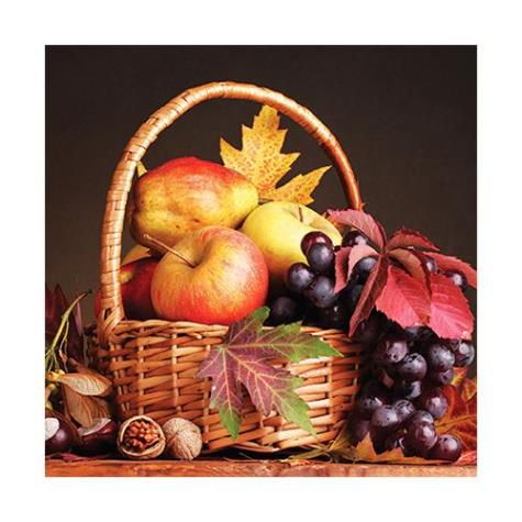 Салфетка для декупажа 33*33 см, 1 шт, "Autumn basket", sdl088100 в магазине Арт-Леди