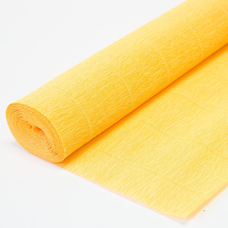 Креп-бумага в рулоне, т-желтый,  50 см, Италия, 576 в магазине Арт-Леди