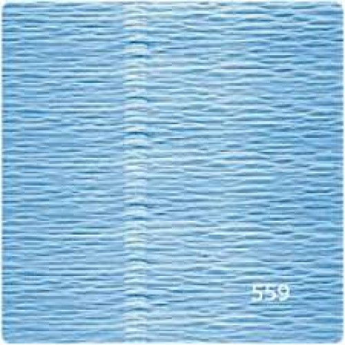Креп-бумага в рулоне, бледно-голубой,  шир. 50х1,25  см, Италия, 559 в магазине Арт-Леди