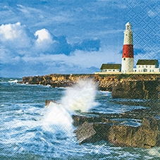 Салфетка для декупажа "Lighthouse on a Cliff", 33х33 см, 370060 в магазине Арт-Леди