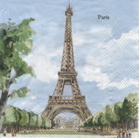 Салфетка для декупажа "Paris", 33х33 см, L 443200 в магазине Арт-Леди