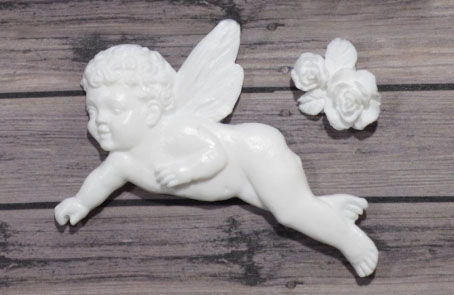 Фигурка "Летящий ангел с розами", ARTMA0011 в магазине Арт-Леди