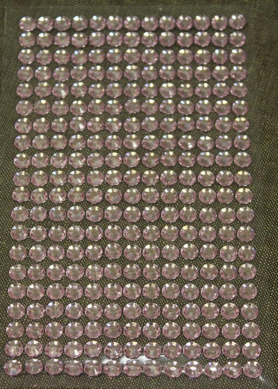 Стразы самоклеящие светло-розовые 140 шт/уп., 6 мм, N20-13CF в магазине Арт-Леди