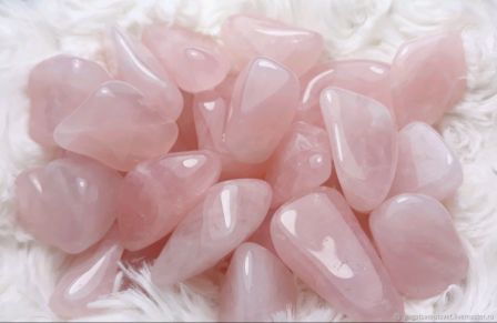 Камень "Розовый кварц", 7-15 мм, 50 гр, 510761 в магазине Арт-Леди