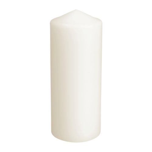 Свеча неароматич. формовая, белая, выс. 29 см, 301.260.55 в магазине Арт-Леди
