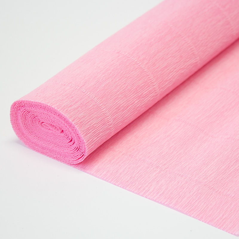 Креп-бумага в рулоне, розовая, 50 см, 1,25 м,  Италия, 949 в магазине Арт-Леди