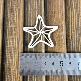 Чипборд "Морская звезда", 4,5*4см, AL-00274 в магазине Арт-Леди
