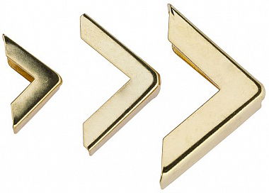Уголок металлический Gold, на изделие толщиной 5 мм, 4 шт./уп. PS30 в магазине Арт-Леди