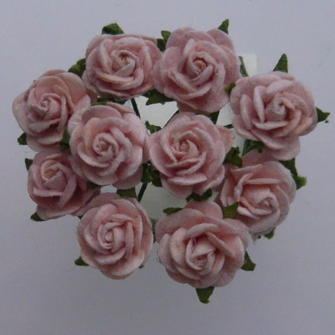 Розы 10 мм светло-роз. 10 шт/уп.SAA-006.1 в магазине Арт-Леди