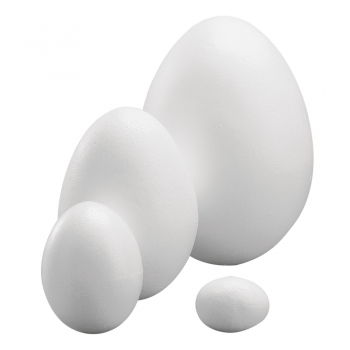 Фигурка из пенопласта "Яйцо" шлифованное, 9*7 см  3303100 в магазине Арт-Леди