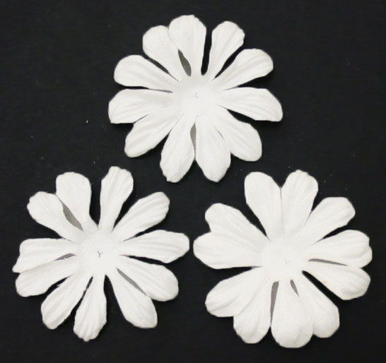 Цветочки белые для декора 50 мм 10шт./уп., SAA-190 в магазине Арт-Леди