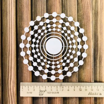 Чипборд "Фоновый 6 " , диаметр 12см, AL-00024 в магазине Арт-Леди