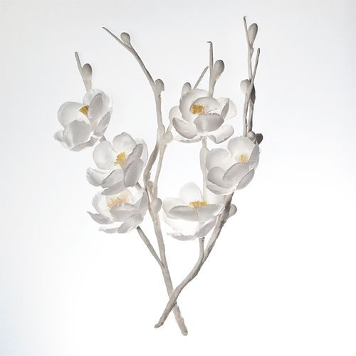 Цветы вишни тканевые, белые, 2 шт, SCB 280701 в магазине Арт-Леди