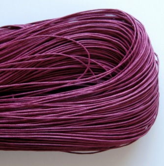 Вощеный шнур №029 темно-лиловый, (1мм), 3 м./уп.,  JB-01/029 в магазине Арт-Леди