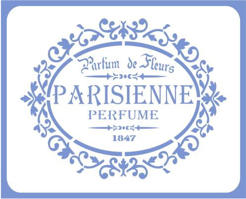 Трафарет на клеевой основе Parfum de Fleurs , 18*14см, Э-193 в магазине Арт-Леди
