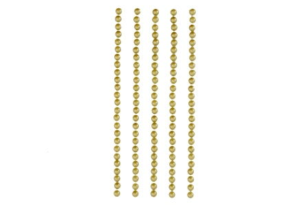 Полужемчужинки клеевые 4 мм. золотые. 125 шт. SCB25020559 в магазине Арт-Леди