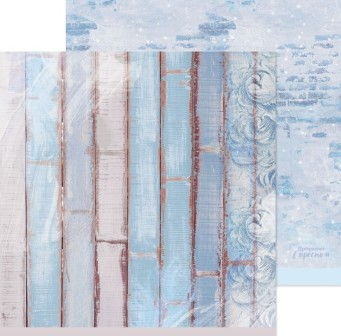 Бумага для скрапбукинга «Зимняя стенка», 30,5 × 30,5см, 3309679 в магазине Арт-Леди