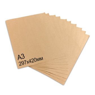 Крафт-бумага в листах А3, 297х420 мм, плотность 78 г/м2, BRAUBERG, 440149 в магазине Арт-Леди