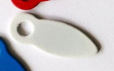 Металлические держатели (anchors - анкеры) белые (20 шт/уп.) Н-157.1 в магазине Арт-Леди