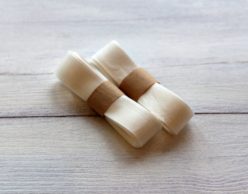 Шебби-лента цвет белый, 13 мм, не мятая, 3 м., ШЛ-001 в магазине Арт-Леди