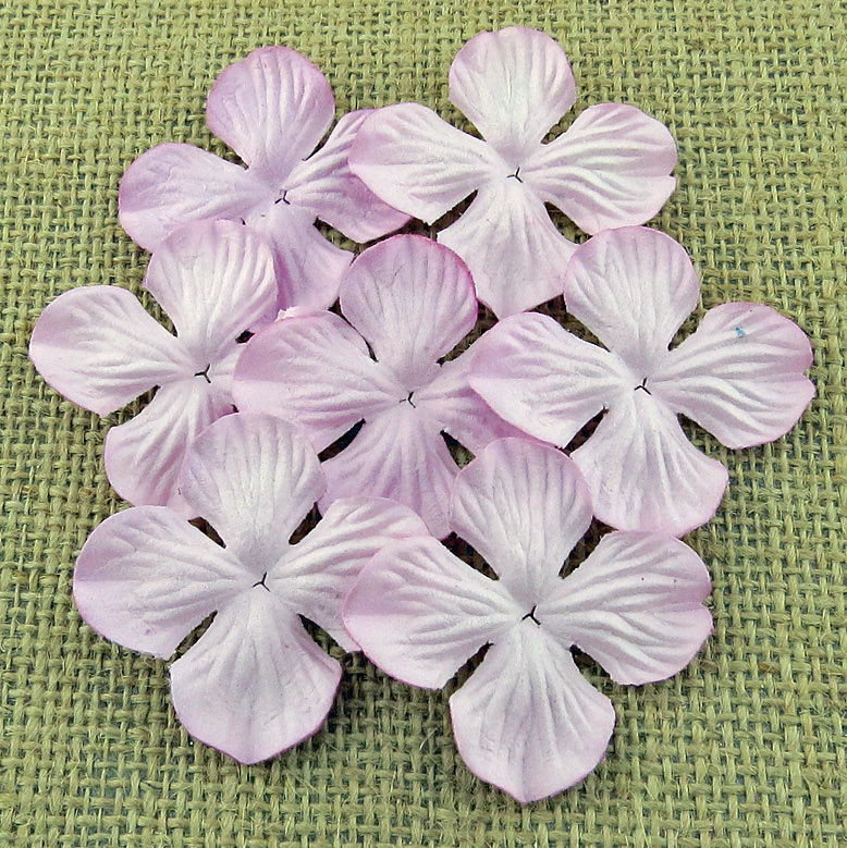 Цветы гортензии 25 мм розовые (10 шт) SAA-397.1 в магазине Арт-Леди