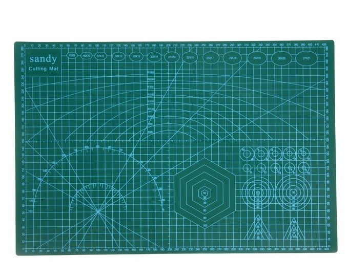 Резиновый мат для творчества формат А3 45х30 см толщина 3 мм, 1638778 в магазине Арт-Леди