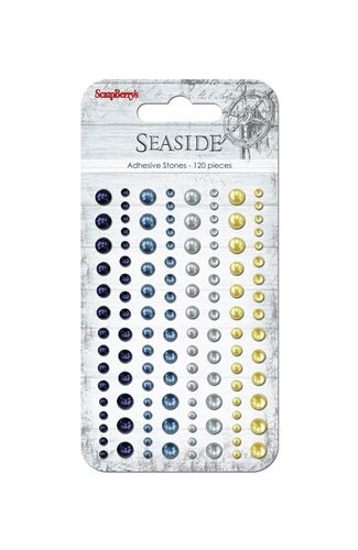 Клеевые полужемчужинки, 120 шт, 4 цвета Там, где Море, SCB250001025 в магазине Арт-Леди