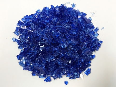 Стеклянная крошка для декора синий, фракция 3-5 мм, Арт. 08.02.01 в магазине Арт-Леди
