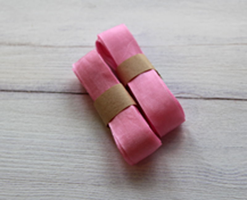 Шебби-лента цвет детский розовый, 13 мм, не мятая, 3 м., ШЛ-217 в магазине Арт-Леди
