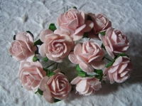 Розы 20 мм светло-роз. 10 шт./уп., SAA-006.3 в магазине Арт-Леди
