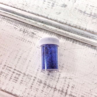 Блестки синие россыпью, баночка 20 гр., 51129 в магазине Арт-Леди
