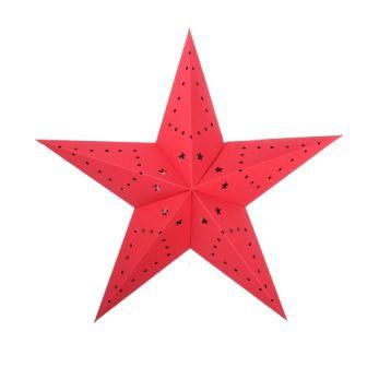 Звезда бумажная 45см красный, 005-68 в магазине Арт-Леди
