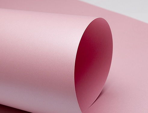Бумага дизайнерская 120 гр. "Розовый лепесток" А4, с перламутром, DK-3138 в магазине Арт-Леди