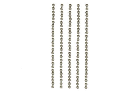 Полужемчужинки клеевые 4 мм серебрянные, 125шт/уп., SCB 25020558 в магазине Арт-Леди